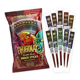 Mythical Meats Original Exotic Flavor Sampler Pack - 10 Exotic Game and Beef Snack Sticks - Dried & Dehydrated Meats Seasoned to Perfection - High