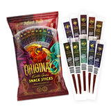Mythical Meats Original Exotic Flavor Sampler Pack - 10 Exotic Game and Beef Snack Sticks - Dried & Dehydrated Meats Seasoned to Perfection - High