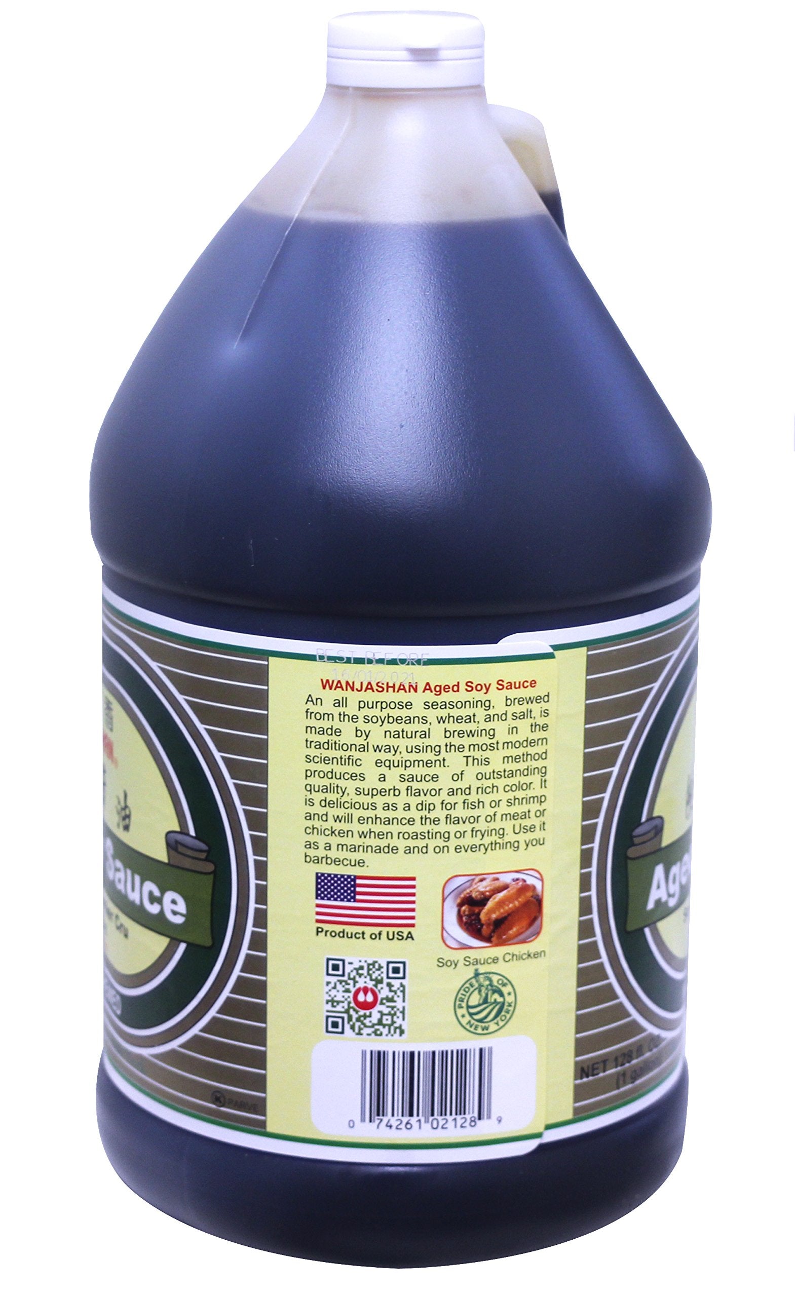 ??????? Wan Ja Shan Non GMO Aged soy sauce 1 Gallon