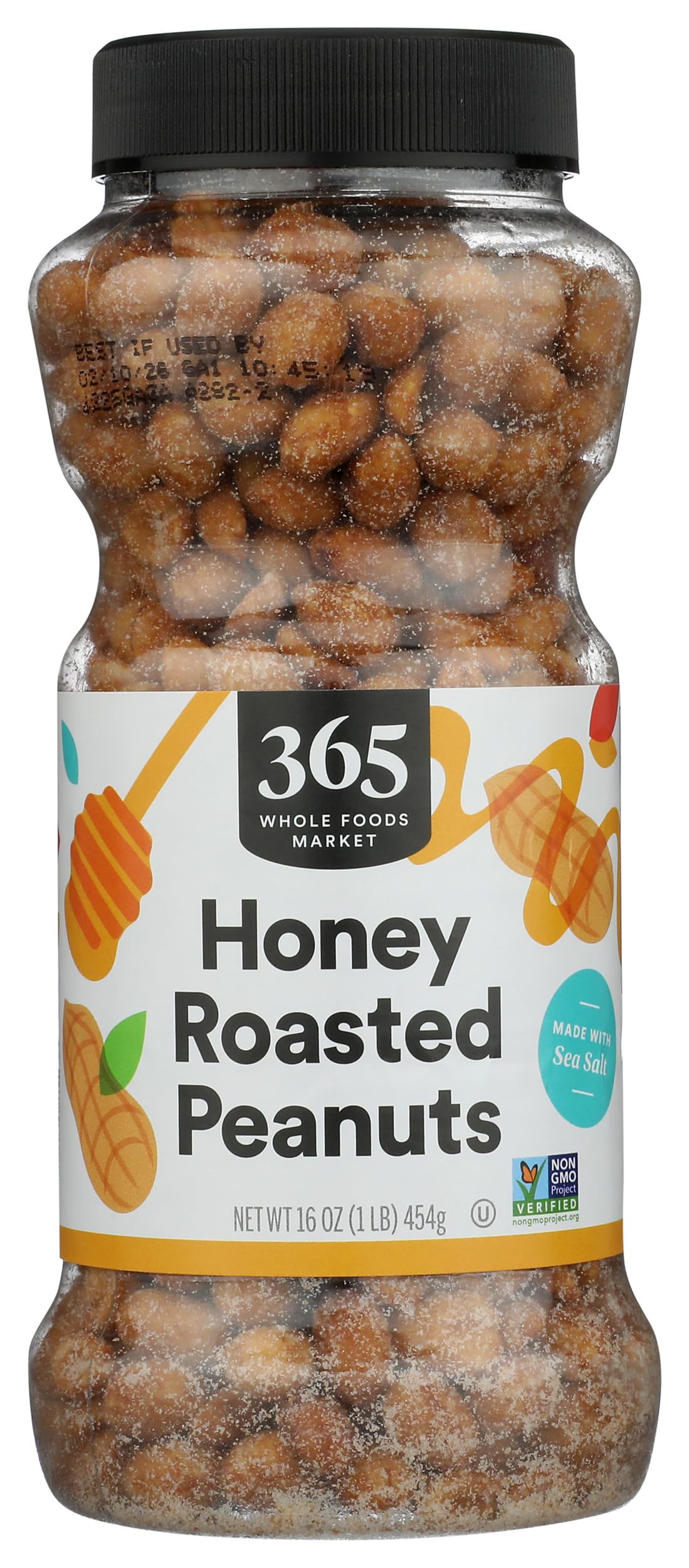 365 by Whole Foods Market, Honey Roasted Peanuts, 16 Ounce