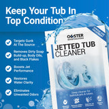 Bio Ouster Jetted Tub Cleaner Kit - Jet and Jacuzzi Tub Cleaner for Jets, Tubes, and Bathtubs - Includes Microfiber Towel - Professional Grade