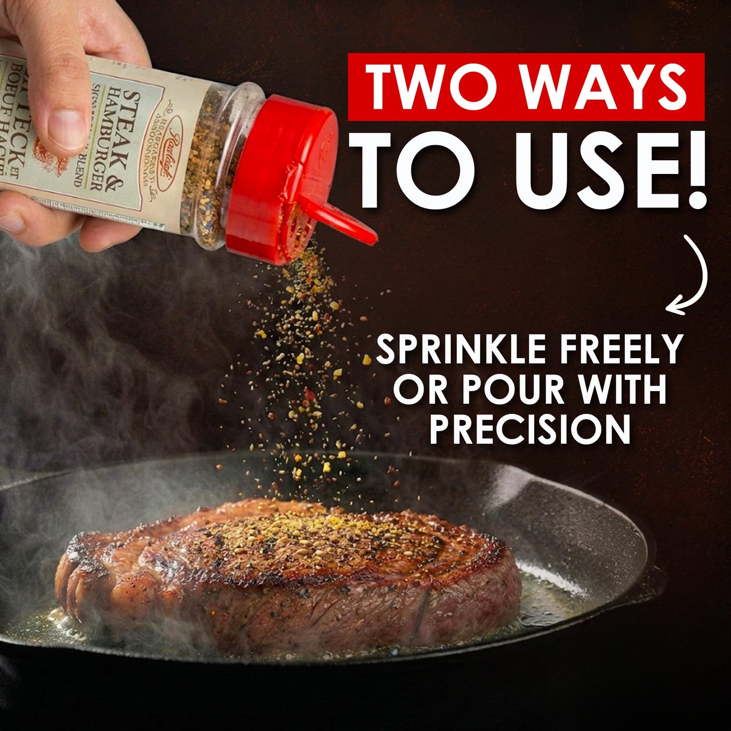 Rawleigh Steak & Hamburger Seasoning 4.9 oz - (Pack of 3)