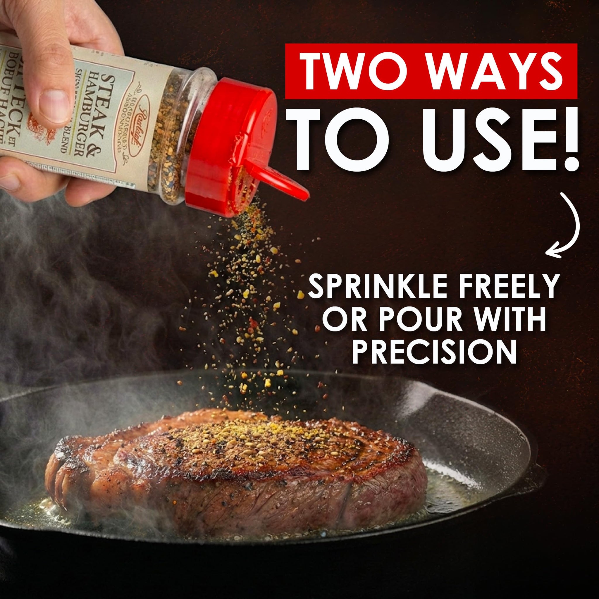 Rawleigh Steak & Hamburger Seasoning 4.9 oz - (Pack of 3)