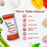 Bone Suckin' Seasoning & Rub, Original Blend, 5.8 Oz, Grilling Rubs, Dry Pork Rub, Gluten-Free, Non-GMO, Kosher, Great on Ribs, Pork, Beef, Chicken