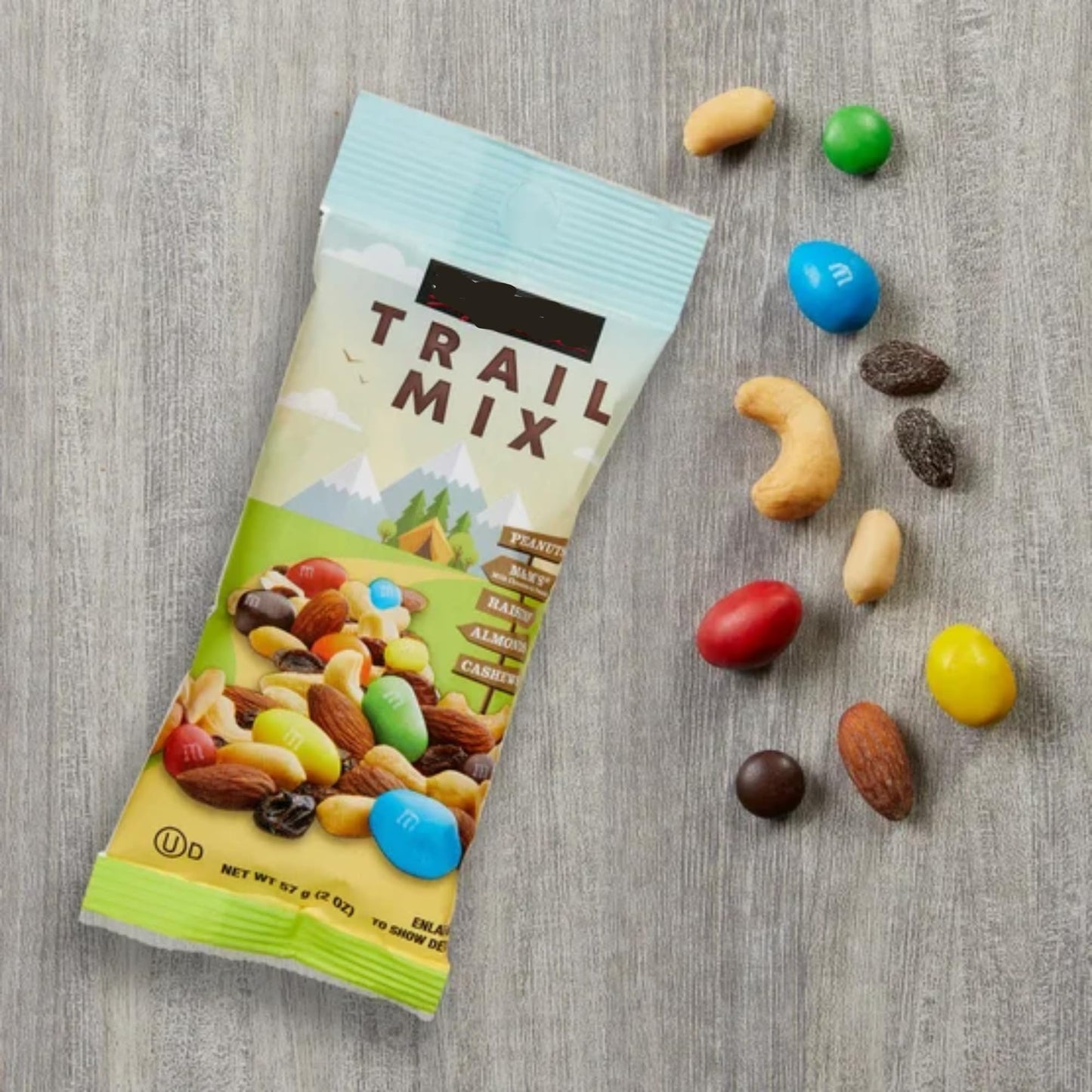 Trailmix Individual Packs Mixed Nuts - Trail Mix with Chocolate Mixed Nuts Snack Packs 2 Oz, 28 Ct With A Scooply Bag Clip