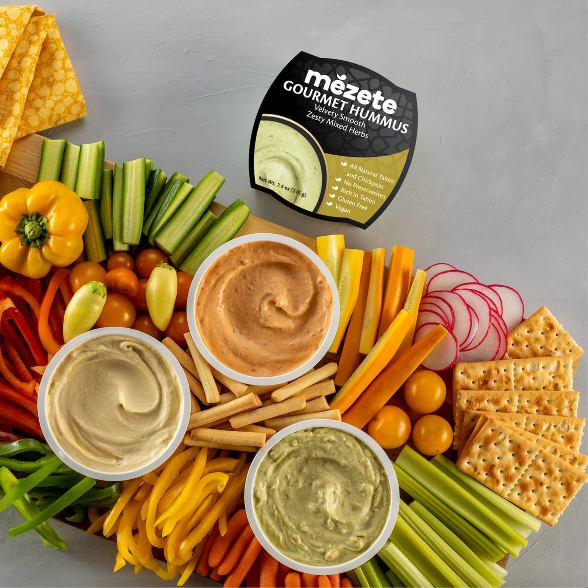 Mezete Zesty Za'Atar Hummus, 215 GR