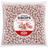 Candy Cane Mint White Creme Candy Pieces with Crunchy Bits Bulk Bag - 25 lb (Approx. 2500 pieces)