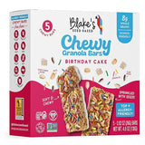 Blake’s Seed Based Chewy Granola Bars - Birthday Cake (5 Count), Vegan, Gluten Free, Nut Free & Dairy Free, Healthy Snacks for Kids or Adults, School