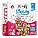Blake’s Seed Based Chewy Granola Bars - Birthday Cake (5 Count), Vegan, Gluten Free, Nut Free & Dairy Free, Healthy Snacks for Kids or Adults, School