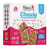 Blake’s Seed Based Chewy Granola Bars - Birthday Cake (5 Count), Vegan, Gluten Free, Nut Free & Dairy Free, Healthy Snacks for Kids or Adults, School