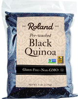 Roland Foods Black Quinoa from Peru, Pre-washed, 5 Lb Bag