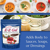 Cornaby's E-Z Instant Food Thickener Gel Gluten Free Soup and Sauce Thickening Granules 16 Oz Non Gmo All Natural Starch for Gravies Desserts Salad