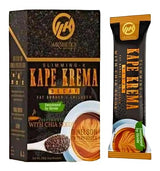 MK’SMETICS Slimming-K KAPE KREMA Decaf Coffee with Collagen & Chia Seeds, 10 Sachetd, 21 grams
