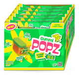 Gummi Popz Popping Gummy Candy, Citrus Sour - Individually Wrapped, 12 Pack (1.8 oz Each) - Party Candy & Party Favors for Birthdays, Holidays
