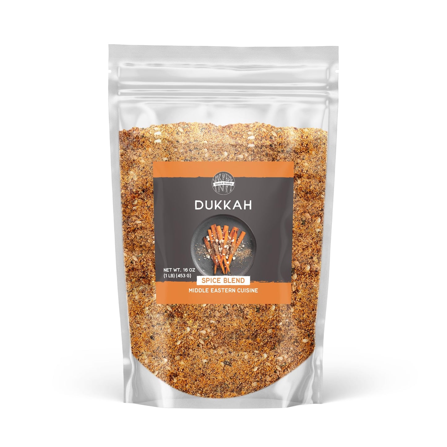 Birch & Meadow 1 lb of Dukkah, Spice Blend, Middle Eastern Cuisine