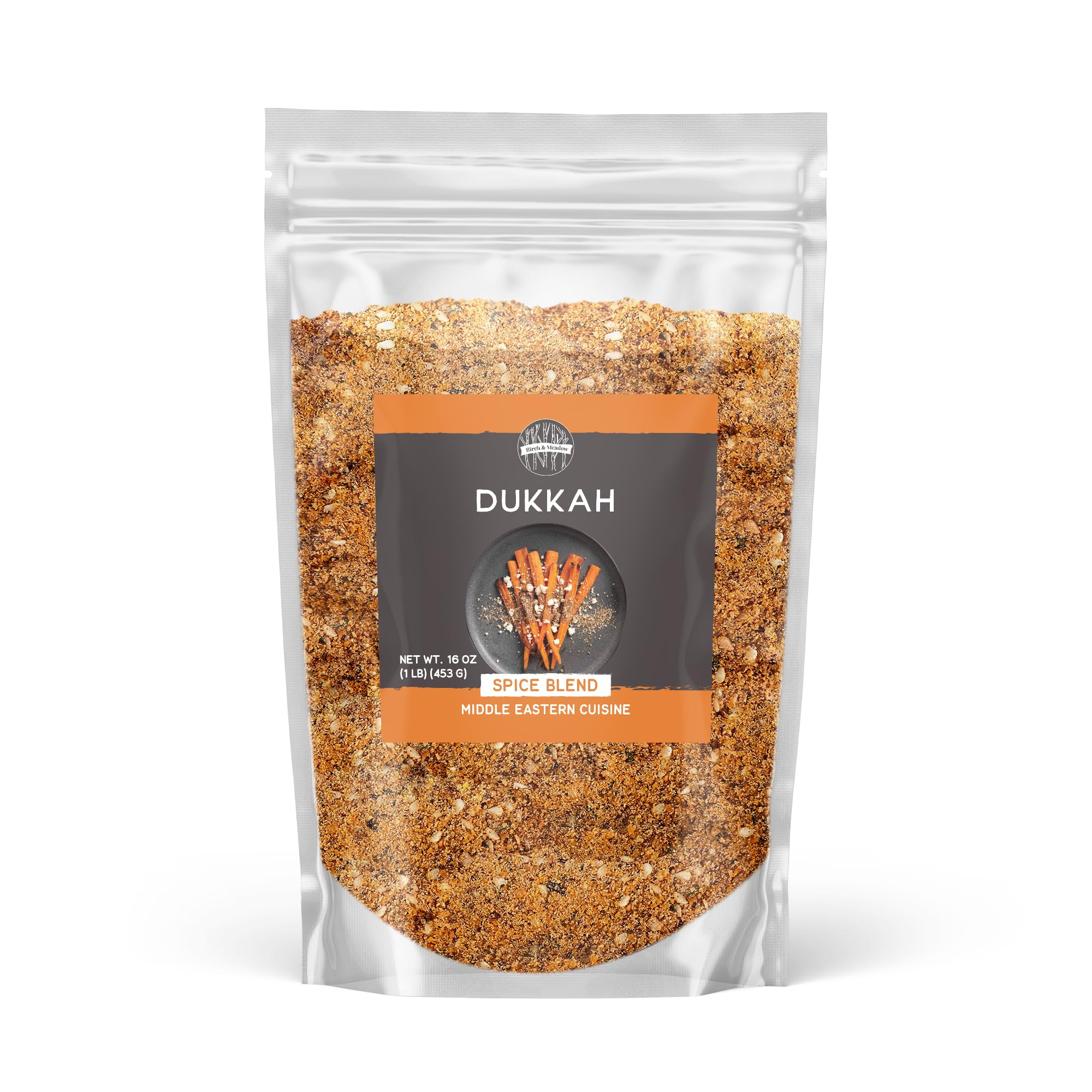 Birch & Meadow 1 lb of Dukkah, Spice Blend, Middle Eastern Cuisine