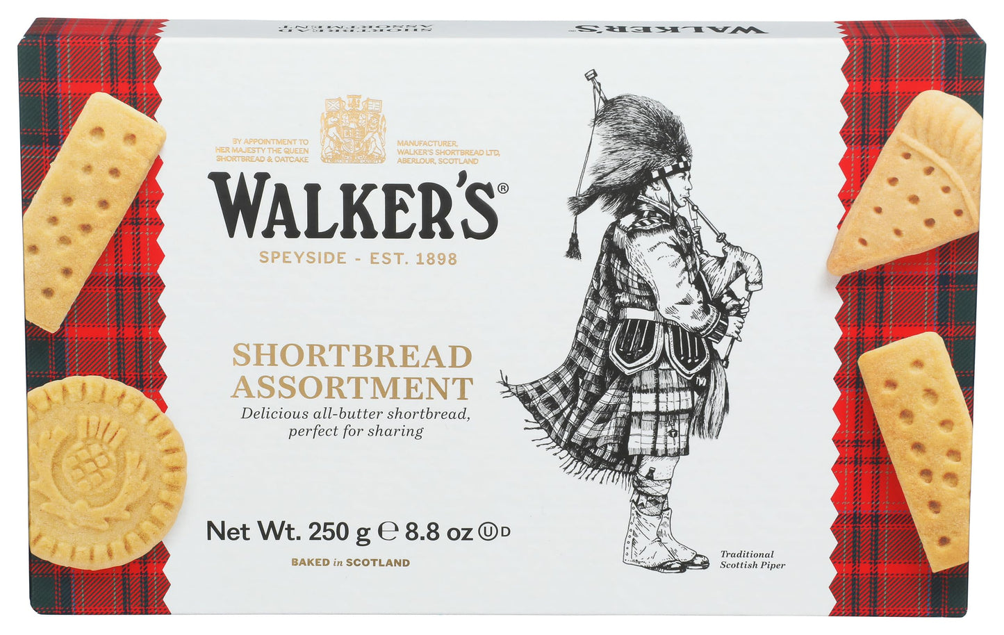Walkers Classic Shortbread Assorted Selection - 8.8 Oz