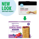 Amazon Grocery, Mixed Berry Fruit & Grain Cereal Bar, 1.3 Oz, 8 Ct