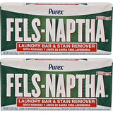 2 pack of Laundry Bar & Stain Remover & Pre-Treater, 5.0 OzFeIs-Napta