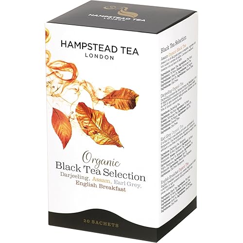 Biodynamic Organic Black Tea Selection Teabags by Hampstead Tea