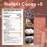 Miraculous Mushrooms Instant Cacao+5 Coffee Alternative by Teeccino - 15 servings - 5 Organic Adaptogenic Mushrooms with Cacao - Reishi, Lion’s Mane
