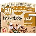 Wissotzky Almond Charm Herbal Tea Bags, 20 Tea Bags | Caffeine Free | “AKA Chemdat Hashaked” | Delicious Aroma