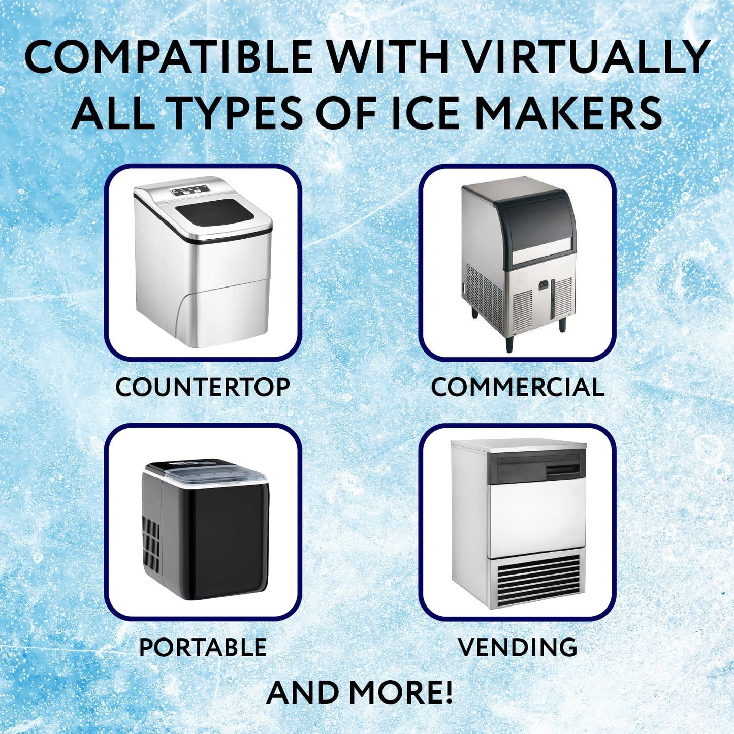 IMPRESA Ice Maker Cleaner & Descaler - 8 Fl Oz Scale Removal Liquid Descaler - Nickel-Safe Ice Machine Cleaner - Compatible with Scotsman, Manitowoc