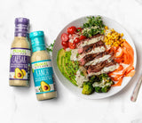Primal Kitchen Ranch Dressing & Marinade and Caesar Dressing & Marinade, Made with Avocado Oil and Cage-Free Eggs, 8 Fluid Ounces, Variety Pack of 2