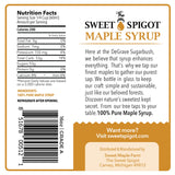 The Sweet Spigot 100% Pure Maple Syrup, Amber Rich Taste, Grade A | Made in the Upper Peninsula of Michigan from our Tree Taps to your Table (16 fl