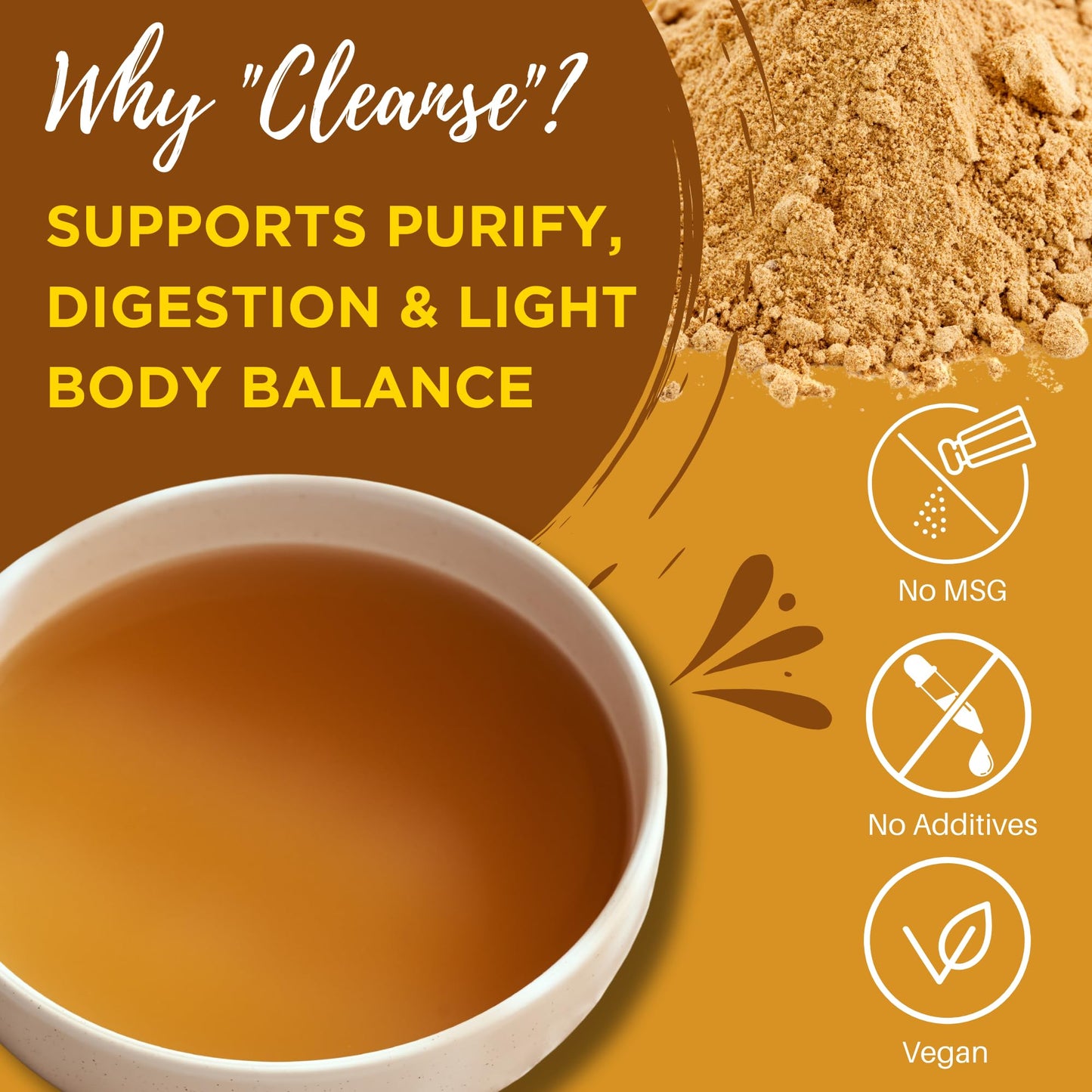 Instant Umami Broth Powder Cleanse 4.23oz (120g) by Aki Foods Japan - Natural Kombu & Vegetable Broth | No MSG, No Artificial Additives, Plant-Based
