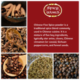 Spicy World Chinese Five Spice Powder 1.25 Pound (20oz) Bag - Great for Asian meals, Chinese 5 Spice Seasoning, Cinnamon, Fennel Seed, Cloves, Star