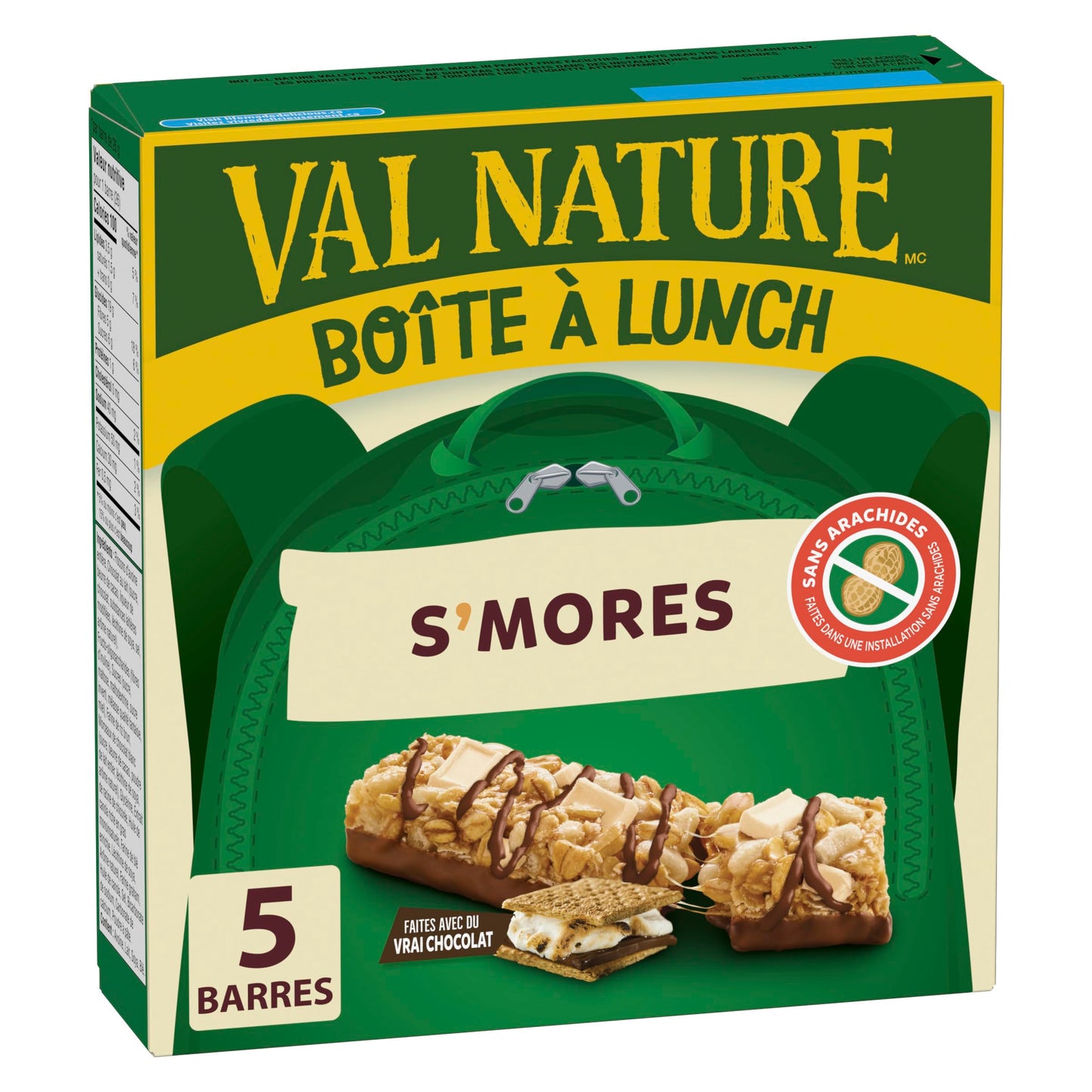 NATURE VALLEY, Lunchbox S'mores Granola Bars, 130g/4.6oz, (Imported from Canada)