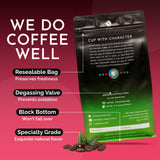 Well-Bean Coffee, First Crack, Ground, Light Roast, Breakfast Blend, Honduras Organic Coffee Beans, High Grown, Sun-dried, Small-Batch Roasted, 12 oz