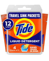 Tide Sink Pack Liquid Laundry Detergent, 0.51 oz, Pack of 12