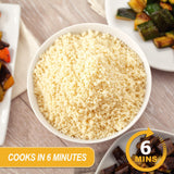 Baron’s Plain Traditional Original Couscous Pasta | 100% Natural Noodles for Salads, Soups, Stews & Side Dishes | Cooks in 6 Minutes! | Kosher | 2 Pack 26.45oz Jars