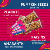 Manzela Sweet & Crunchy Mexican Snack Bars | Natural Energy from Peanuts, Raisins & Pumpkin Seeds, No Preservatives, Great for Travel, Office & Lunch