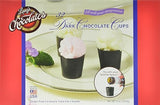 Lang’s Chocolates Dark Chocolate Liquor Cups - 32 Count Box | Edible Belgian-Style Dessert Cups for Wine, Cordials, Liqueur, Mousse & More | Gluten