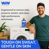 WIN Activewear Detergent - Active Fresh - 32oz Bottle - Sports Detergent for Sweaty Workout Clothes and Team Uniforms