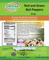 Red and Green Bell Peppers (8 oz, ZIN: 528785) - 2 Pack