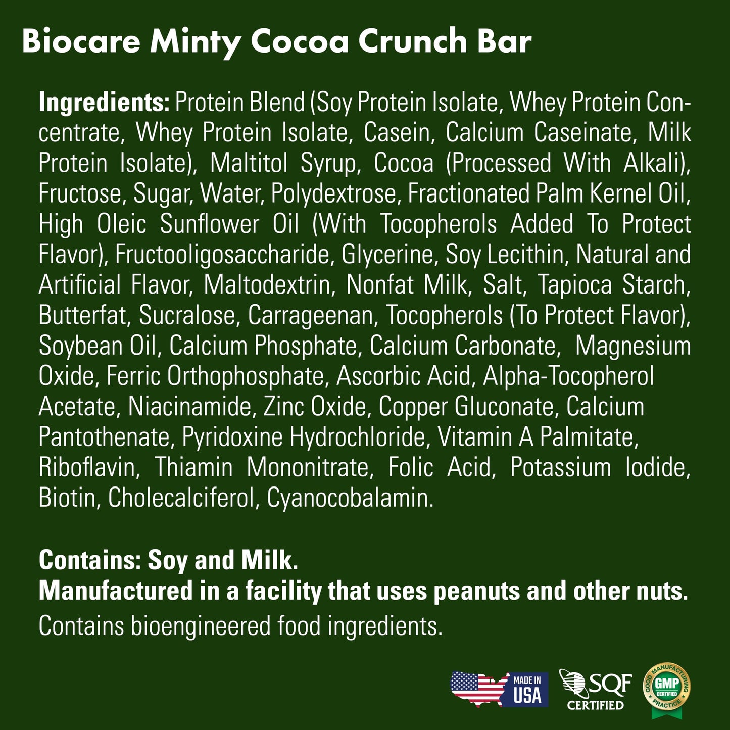Biocare Peppermint Bar