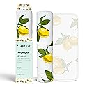 Earthly Co. Reusable Paper Towels - 10 Pack - Roll of Washable Cotton Cloth Paper Towels - Paperless Reusable Napkins Cloth Washable - Absorbent +