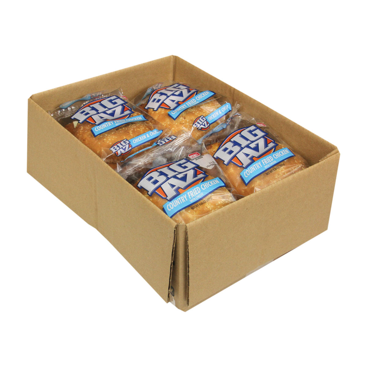 Advance Pierre Big Az Country Fried Chicken Sandwich with Cheese, 9.2 Ounce -- 8 per case.