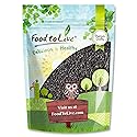 Food to Live Toasted Black Sesame Seeds, 8 Ounces - Crunchy and Nutritious Snack, Oven Roasted, Unsalted, No Oil Added, Perfect for Cooking, Baking