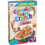 Cinnamon Toast Crunch Breakfast Cereal, Crispy Cinnamon Cereal, Large Size, 16.8 oz