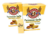 Sourdough Twice Baked Crackers Parmesan And Garlic 2-5oz PACK