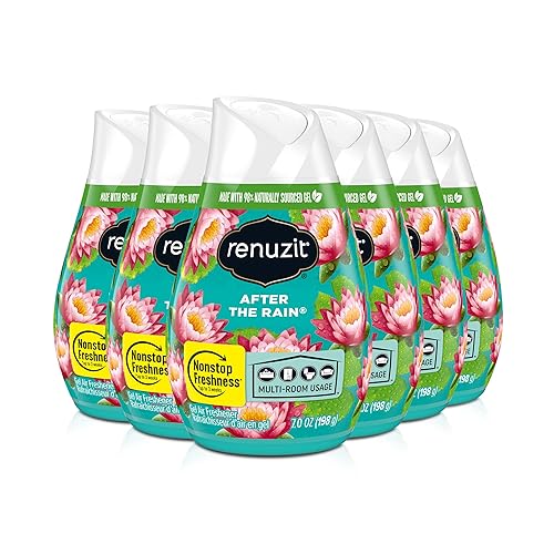 Renuzit Adjustable Air Freshener Gel, After the Rain, 7 Ounces (6 Count)