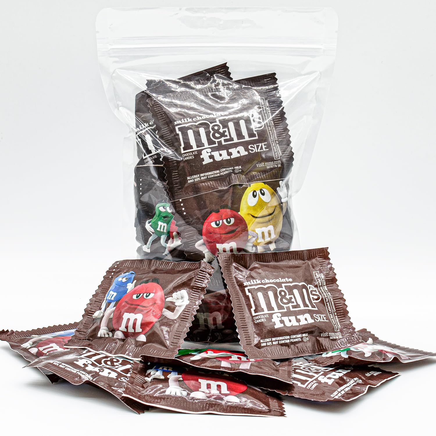 Milk Chocolate Candy 2 lb - Bulk Bag, Fun Size, Individually Wrapped Pack
