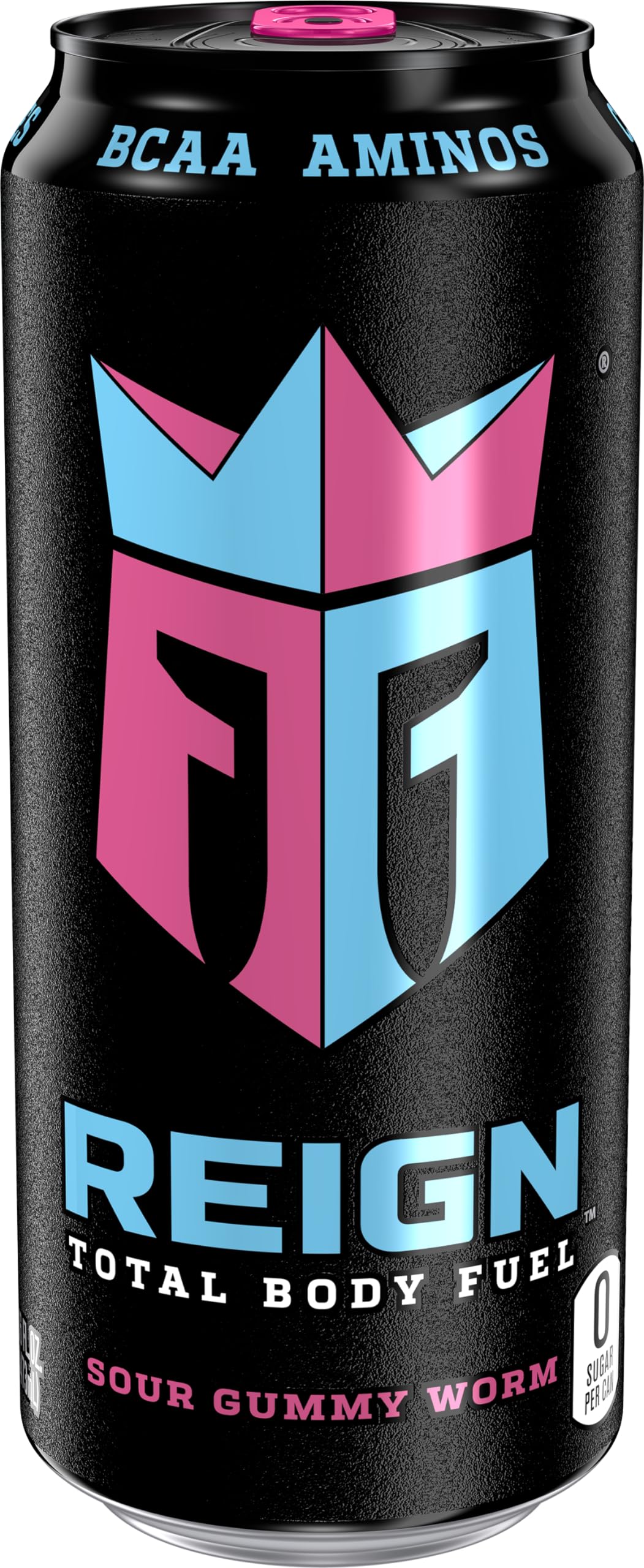 Reign Total Body Fuel, Sour Gummy Worm, Fitness & Performance Drink, 16 Fl Oz (Pack of 1)