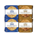 Ines Rosales Tortas Bundle - 2 Original + 2 Cinnamon - Handcrafted Spanish Olive Oil Tortas, Traditional Sweet and Spiced Delights