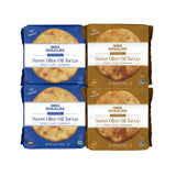 Ines Rosales Tortas Bundle - 2 Original + 2 Cinnamon - Handcrafted Spanish Olive Oil Tortas, Traditional Sweet and Spiced Delights